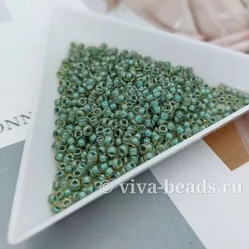 7 гр. Бисер японский MIYUKI размер 11 Turquoise Lined Light Topaz Luster, 2x1.3 мм (7316-RR374) 7 гр. Бисер японский MIYUKI размер 11 Turquoise Lined Light Topaz Luster, 2x1.3 мм (7316-RR374)