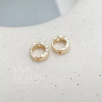 Рамка для бусин 6 мм позолота 18К (7586-З) купить с доставкой по России | Интернет-магазин Viva Beads