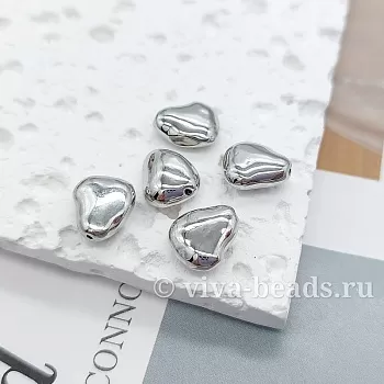 УЦЕНКА 1 шт. Бусина /разделитель/ фри форм 10х8.6х4.7 мм род. покр. (6857-Р-УЦ) купить в Воронеже | Заказать в интернет-магазине Viva Beads
