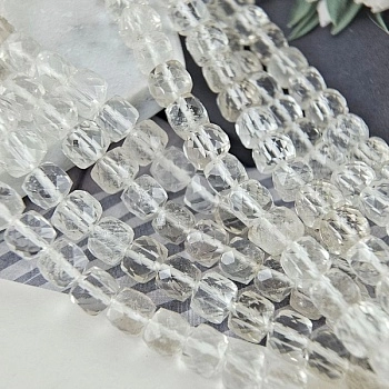 1 шт. Горный хрусталь 6-7 мм бусина граненый куб (7027) купить в Воронеже | Заказать в интернет-магазине Viva Beads
