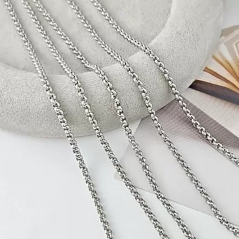 1 метр Цепь роло 2.5 мм нержавеющая сталь (6498/2.5) купить в Воронеже | Заказать в интернет-магазине Viva Beads
