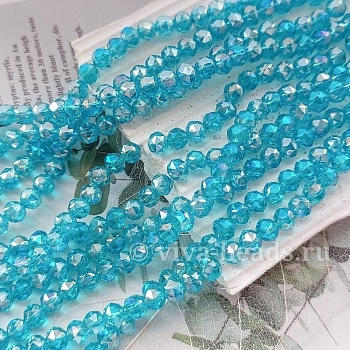 20 шт. Опал синтетический 6х5 мм голубой (6769-Г) купить с доставкой по России | Интернет-магазин Viva Beads