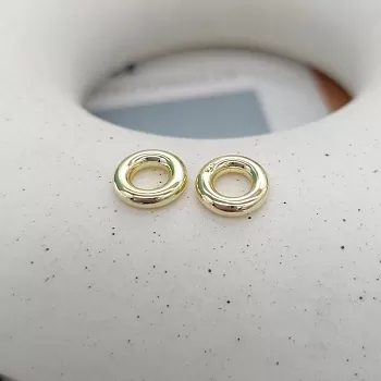 1 шт. Кольцо коннектор 9х2 мм позолота 14К (7670/9-З) соединительные колечки и кольца-коннекторы купить с доставкой по России | Интернет-магазин Viva Beads