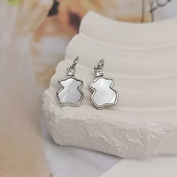 УЦЕНКА Подвеска Мишка с перламутром и фианитом 14.3х8.7 мм родиевое покрытие (5444-Р-УЦ) УЦЕНКА Подвеска Мишка с перламутром и фианитом 14.3х8.7 мм родиевое покрытие (5444-Р-УЦ)