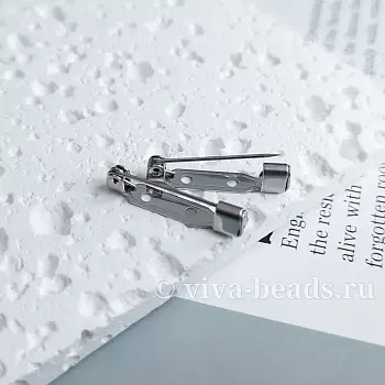 Булавка основа для броши 24 мм ВЫСОКОЕ КАЧЕСТВО (5053) купить с доставкой по России | Интернет-магазин Viva Beads