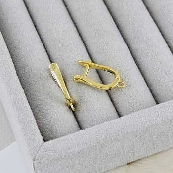 Швензы с английским замком базовые 19.5х3.2 мм позолота 14К (9583-З)  швензы для серег купить с доставкой по России | Интернет-магазин Viva Beads