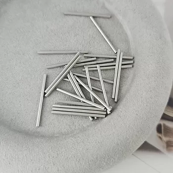 1 шт. Бусина трубочка 25x1.5 мм нержавеющая сталь (9274/1.5-25) купить с доставкой по России | Интернет-магазин Viva Beads