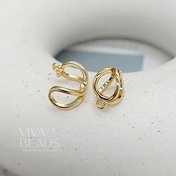 Бейл разъемный 12.5x7.5х8 мм позолота 14к (7595-З) купить с доставкой по России | Интернет-магазин Viva Beads