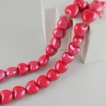 УЦЕНКА Бусина сердце 17х15 мм красный, керамика (5502-К-УЦ) купить в Воронеже | Заказать в интернет-магазине Viva Beads
