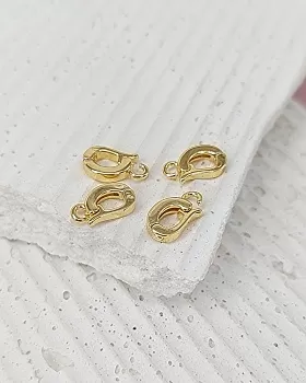 Бейл разъемный 9.8х5.3x11.5х2 мм позолота 14к (8166-З) купить с доставкой по России | Интернет-магазин Viva Beads