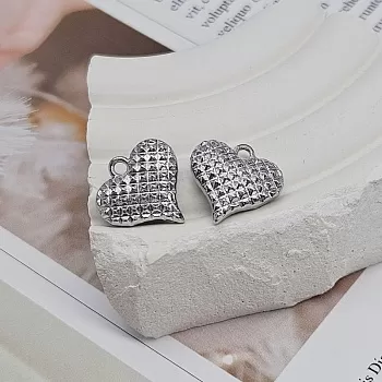 Подвеска Сердце 14.4x15 мм родиевое покрытие (8474-15-Р) Подвеска Сердце 14.4x15 мм родиевое покрытие (8474-15-Р)