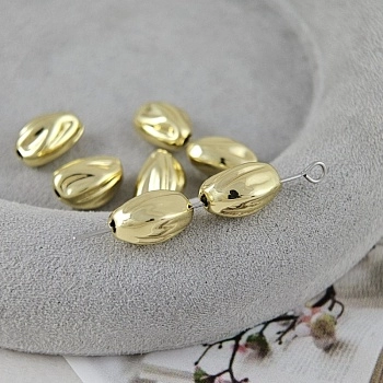 1 шт. Бусина овальная фри форм 12.7х7.2х8.5 мм позолота 18К (9628-З) купить с доставкой по России | Интернет-магазин Viva Beads