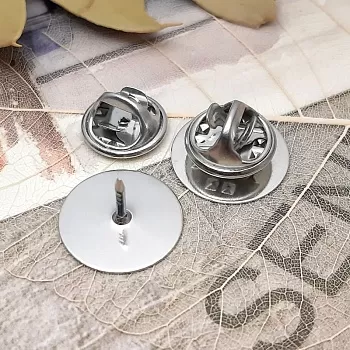 Основа для броши (значка) 15 мм (3437)