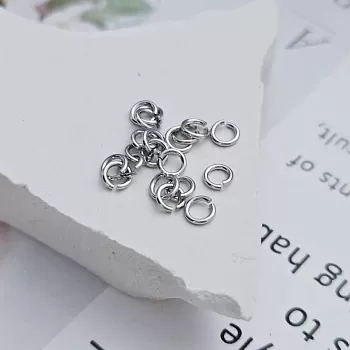 10 шт. Колечки соединительные 4х0.7 мм родиевое покрытие (8728-Р) соединительные колечки и кольца-коннекторы купить с доставкой по России | Интернет-магазин Viva Beads