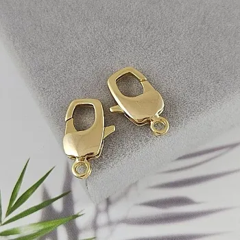 Замок лобстер 20x10 мм позолота 14К (4870-З) купить в Воронеже | Заказать в интернет-магазине Viva Beads
