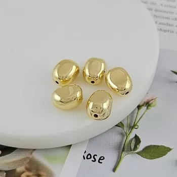 Бусина разделитель 12х9.2х8 мм свободной формы, позолота 14К (9863-З) купить с доставкой по России | Интернет-магазин Viva Beads