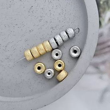 1 шт. Бусина / разделитель / 6.2х3.6 мм с текстурой, родиевое покр. (8852-6-Р) купить в Воронеже | Заказать в интернет-магазине Viva Beads
