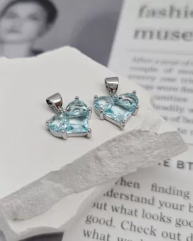 Подвеска Сердце 12 мм с фианитами, родиевое покр. (8338-ГР) Подвеска Сердце 12 мм с фианитами, родиевое покр. (8338-ГР)