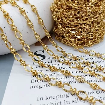 10 см Цепь овальная 5.3 мм (толщина) позолота (7250-З) купить в Воронеже | Заказать в интернет-магазине Viva Beads
