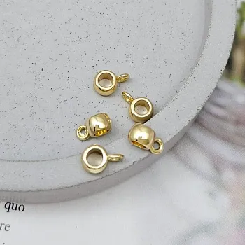 УЦЕНКА Бейл 8x5x4 мм внутр. d 3.5 мм позолота (6826-З-УЦ) купить в Воронеже | Заказать в интернет-магазине Viva Beads
