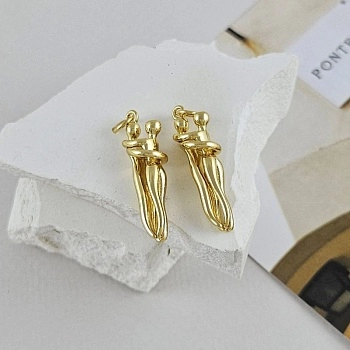 Подвеска Пара людей 26.7x8 мм позолота 18К (8880-З) купить с доставкой по России | Интернет-магазин Viva Beads