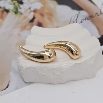 УЦЕНКА Подвеска Капля 31х10 мм позолота (8463-З-УЦ) купить с доставкой по России | Интернет-магазин Viva Beads