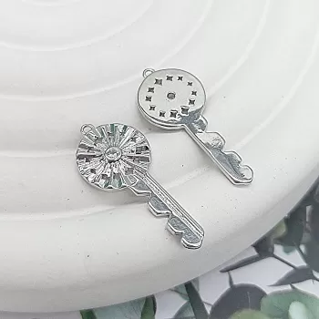 Подвеска Ключ с фианитом 30.5x13x2 мм родиевое покр. (7698-Р) Подвеска Ключ с фианитом 30.5x13x2 мм родиевое покр. (7698-Р)