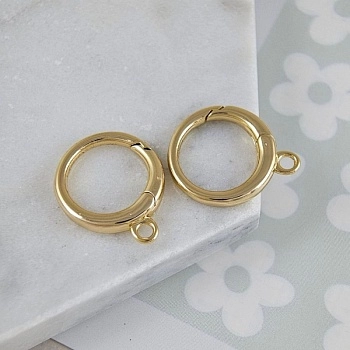 УЦЕНКА Замок карабин 18х22 мм позолота 18К (6090-З-УЦ) купить в Воронеже | Заказать в интернет-магазине Viva Beads
