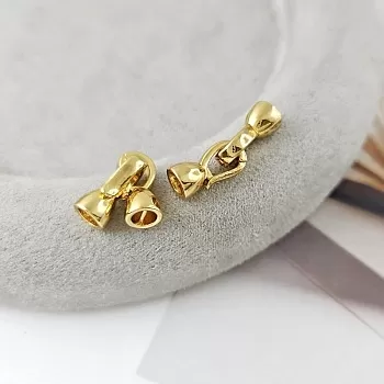 УЦЕНКА Замок из двух карабинов 20 мм позолота 14к (7582-З-УЦ) купить в Воронеже | Заказать в интернет-магазине Viva Beads
