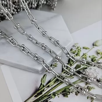 10 см Цепь в стиле Тиффани 7 мм из нержавеющей стали (9736) купить в Воронеже | Заказать в интернет-магазине Viva Beads
