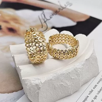 Серьги кольца, бублики, конго  22х8 мм позолота (8471-З) купить с доставкой по России | Интернет-магазин Viva Beads