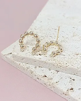 Швензы гвоздики / пуссеты 14.6х14 мм позолота (7944-З) швензы для серег купить с доставкой по России | Интернет-магазин Viva Beads