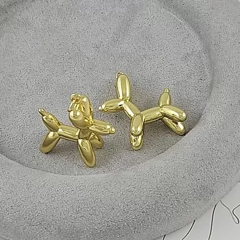 Подвеска Собака 28.9x24х10.5 мм позолота 14К (8342-З) Подвеска Собака 28.9x24х10.5 мм позолота 14К (8342-З)