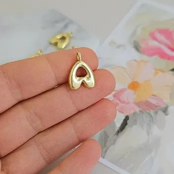 УЦЕНКА Подвеска в форме буквы А 17-18 мм / высота / позолота (9083-З-A-УЦ1) купить с доставкой по России | Интернет-магазин Viva Beads