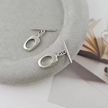 УЦЕНКА Замок тоггл кольцо 19.4х9.7 мм родиевое покрытие (9259-Р) замок для украшений купить с доставкой по России | Интернет-магазин Viva Beads