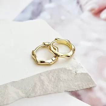 Серьги кольца / бублики, конго / 13.5х2.7 мм позолота (8607-З) купить с доставкой по России | Интернет-магазин Viva Beads