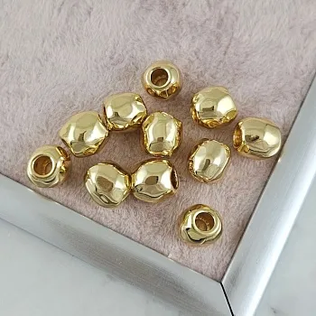 УЦЕНКА 1 шт. Бусина разделитель 9х8.6 мм позолота 14К (10097-З-УЦ) - фурнитура для бижутерии