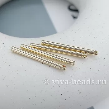 Подвеска палочка 25x2 мм позолота 14К (3295-25-З) Подвеска палочка 25x2 мм позолота 14К (3295-25-З)