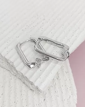 Швензы кольца /бублики, конго/ 22х2.5 мм родиевое покр. (8203-Р) купить в #REGION_P# | Заказать в интернет-магазине Viva Beads
