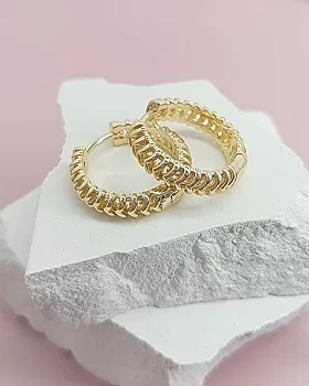 Швензы конго, бублики, хупы, 20х4.7 мм позолота (8211-З) купить в #REGION_P# | Заказать в интернет-магазине Viva Beads
