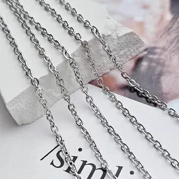 1 м Цепь тонкая 2.3 мм / толщина / нержавеющая сталь (8598) купить в Воронеже | Заказать в интернет-магазине Viva Beads
