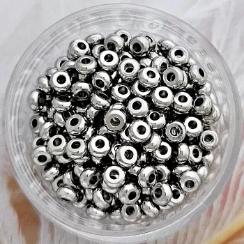 10 шт. Бусина разделитель диск 3.8x1.9 мм нержавеющая сталь (8882-4) купить с доставкой по России | Интернет-магазин Viva Beads