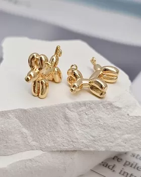 Коннектор Собака 15.4x13x5.3 мм позолота 14к (8341-З) Коннектор Собака 15.4x13x5.3 мм позолота 14к (8341-З)