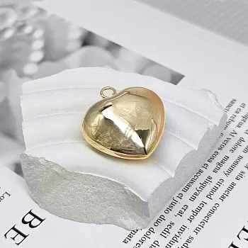 Подвеска Сердце 27.4x25.6x13 мм позолота 14к (8449-25-З) купить с доставкой по России | Интернет-магазин Viva Beads