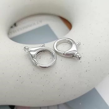 Замок карабин 19.5х13.5 мм родиевое покр. (7675-Р) купить в Воронеже | Заказать в интернет-магазине Viva Beads
