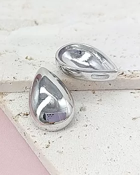 Подвеска Капля 24.6х16.6 мм родиевое покр. (8040-Р) Подвеска Капля 24.6х16.6 мм родиевое покр. (8040-Р)