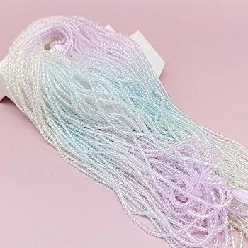 Нить 35 см Бусина граненая 2 мм сиреневый градиент, стекло (7772) купить с доставкой по России | Интернет-магазин Viva Beads