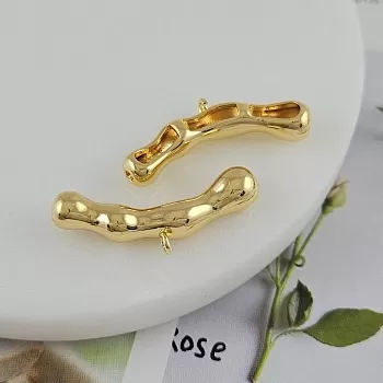 УЦЕНКА Бейл коннектор 30.6x11.5x6.2 мм позолота 14К (9877-З-30-УЦ) купить с доставкой по России | Интернет-магазин Viva Beads