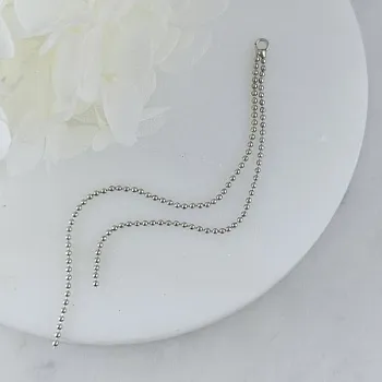 Подвеска с цепочками 9 см родиевое покрытие (10213-Р) купить с доставкой по России | Интернет-магазин Viva Beads