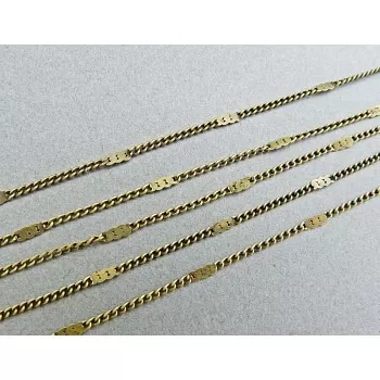 Цепочка тонкая латунная 2 мм Бронза (1646) купить в Воронеже | Заказать в интернет-магазине Viva Beads
